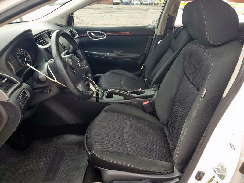 3N1AB7AP9KY433010 - 2019 NISSAN SENTRA S WHITE photo 7