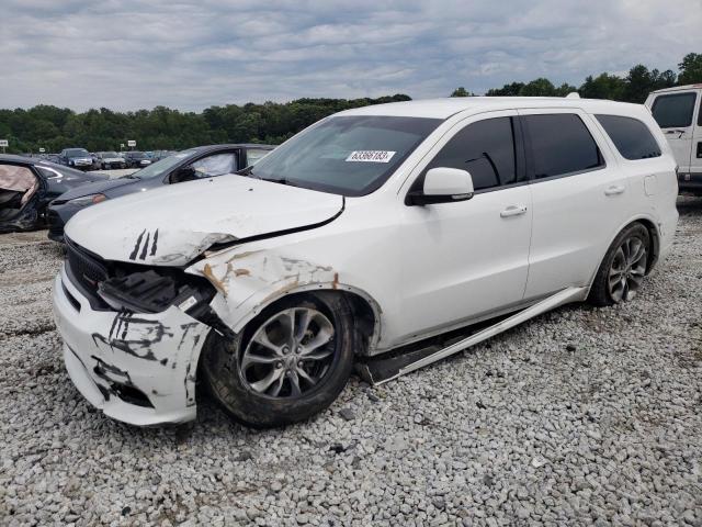 1C4RDHDG4LC145885 - 2020 DODGE DURANGO GT WHITE photo 1