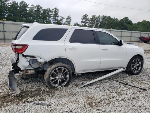 1C4RDHDG4LC145885 - 2020 DODGE DURANGO GT WHITE photo 3