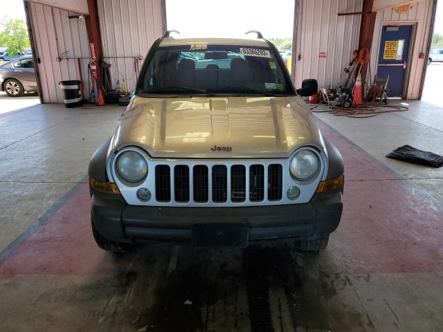 1J4GL48K07W695164 - 2007 JEEP LIBERTY SPORT SILVER photo 5