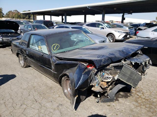 1G4GJ1174HP433252 - 1987 BUICK REGAL შავი ფოტო 1