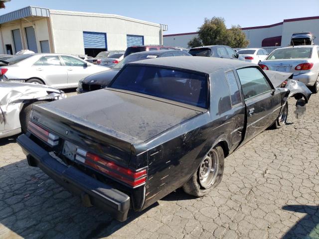 1G4GJ1174HP433252 - 1987 BUICK REGAL შავი ფოტო 4
