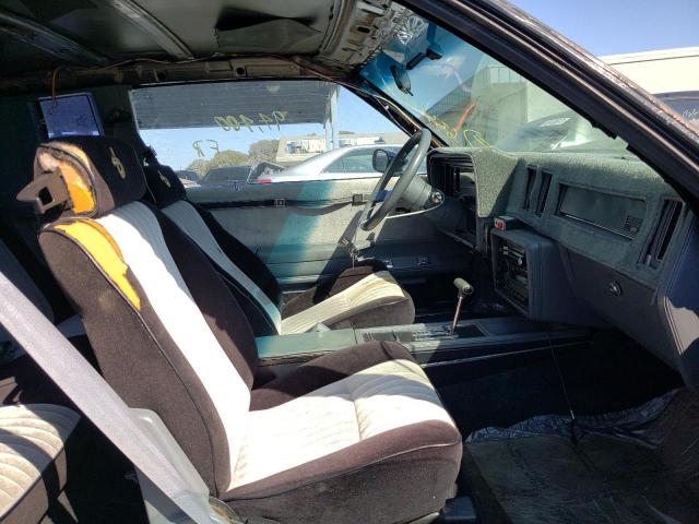 1G4GJ1174HP433252 - 1987 BUICK REGAL შავი ფოტო 5