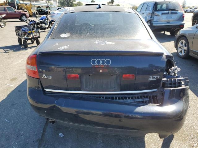 WAUCD64B24N099202 - 2004 AUDI A6 S-LINE QUATTRO BLUE photo 6