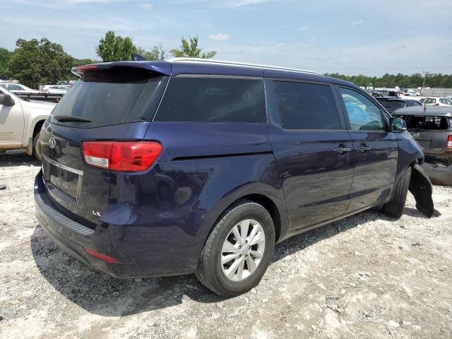 KNDMB5C15J6350882 - 2018 KIA SEDONA LX BLUE photo 3