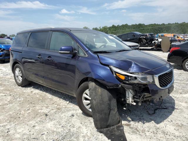 KNDMB5C15J6350882 - 2018 KIA SEDONA LX BLUE photo 4