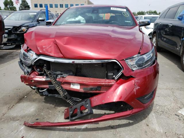 1FAHP2J83GG118016 - 2016 FORD TAURUS LIMITED RED photo 5