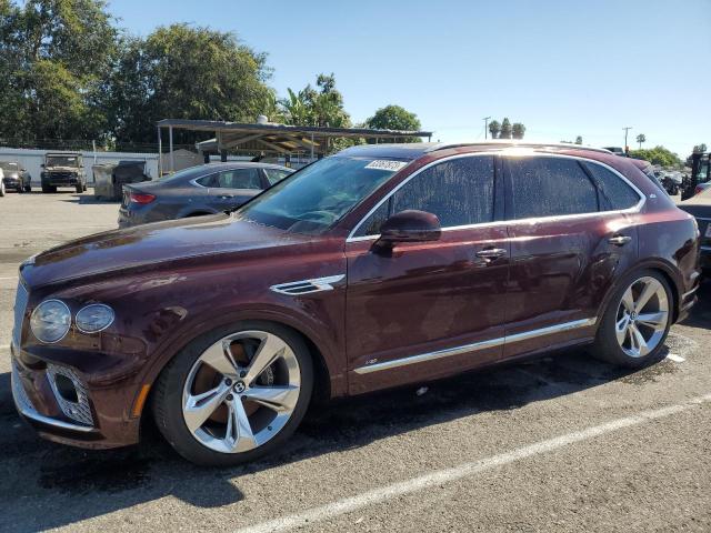 SJAAM2ZV1MC037602 - 2021 BENTLEY BENTAYGA BURGUNDY photo 1