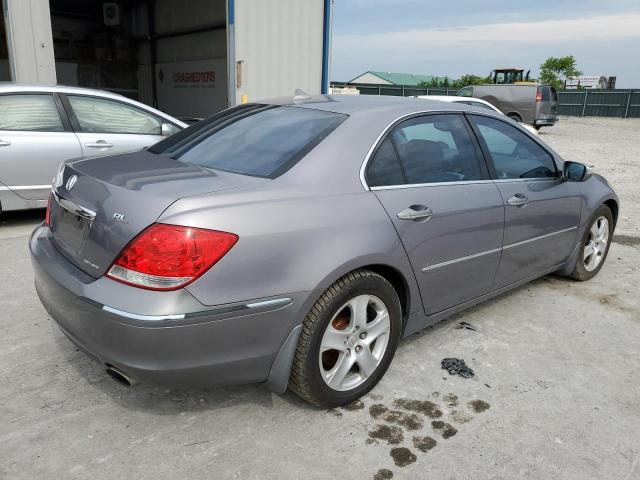 JH4KB16555C001886 - 2005 ACURA RL SILVER photo 3