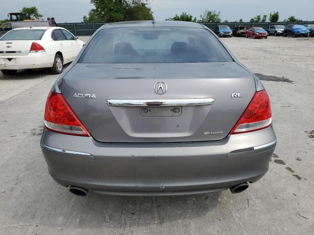 JH4KB16555C001886 - 2005 ACURA RL SILVER photo 6