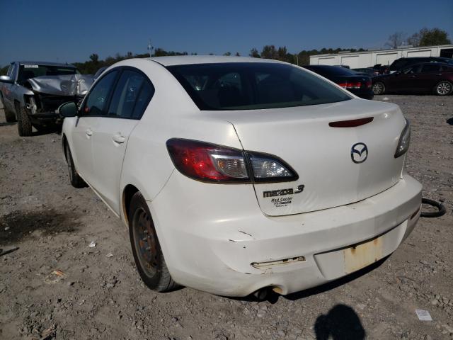 JM1BL1UF8C1522023 - 2012 MAZDA MAZDA3 WHITE photo 3