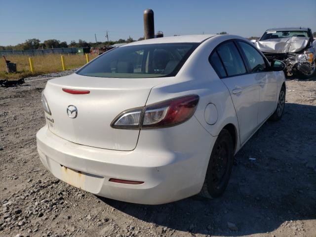 JM1BL1UF8C1522023 - 2012 MAZDA MAZDA3 WHITE photo 4