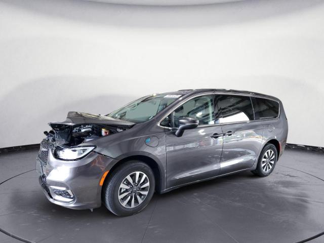 2C4RC1L74PR540884 - 2023 CHRYSLER PACIFICA HYBRID TOURING L GRAY photo 1