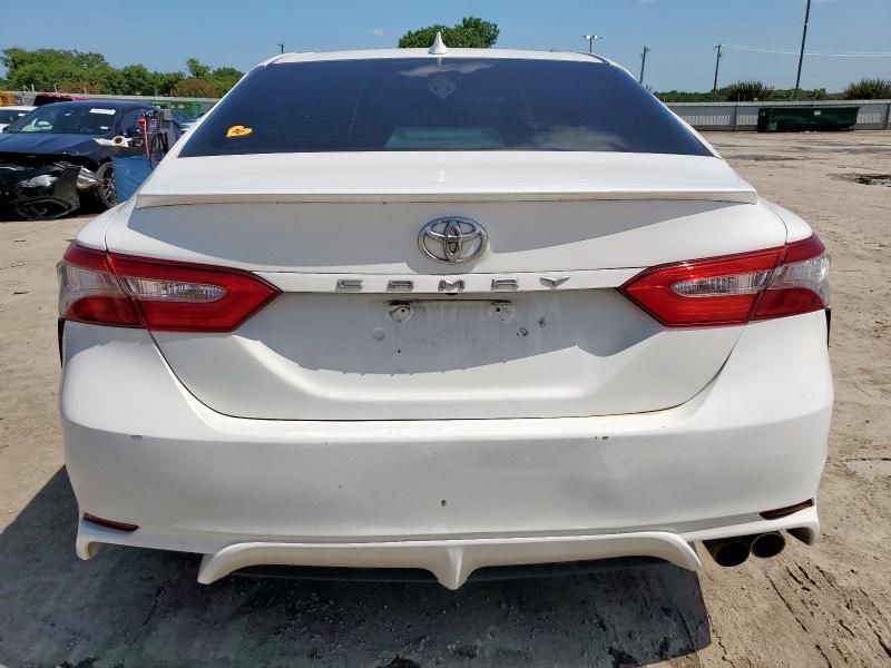 4T1B11HK0KU185496 - 2019 TOYOTA CAMRY L WHITE photo 6