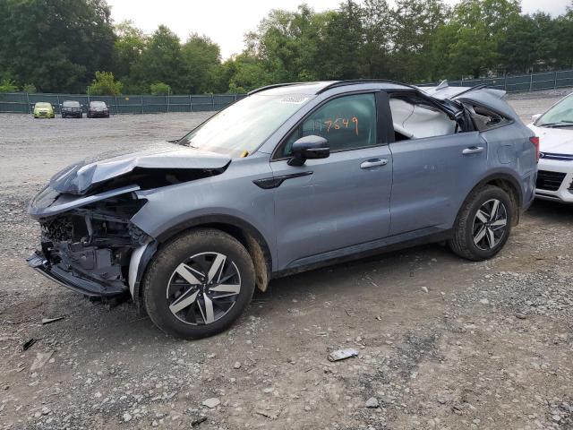 5XYRL4LC1NG125859 - 2022 KIA SORENTO S GRAY photo 1