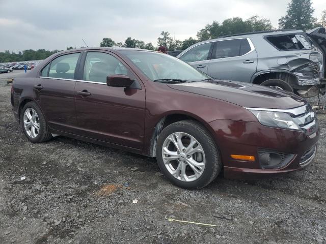 3FAHP0HA3CR215703 - 2012 FORD FUSION SE RED photo 4