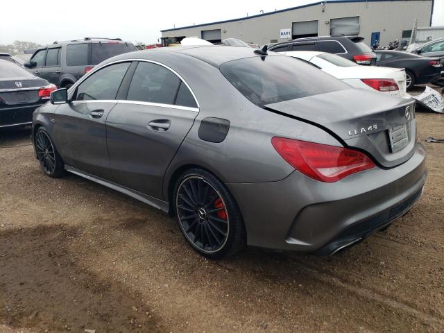 WDDSJ5CB7EN065833 - 2014 MERCEDES-BENZ CLA 45 AMG GRAY photo 2