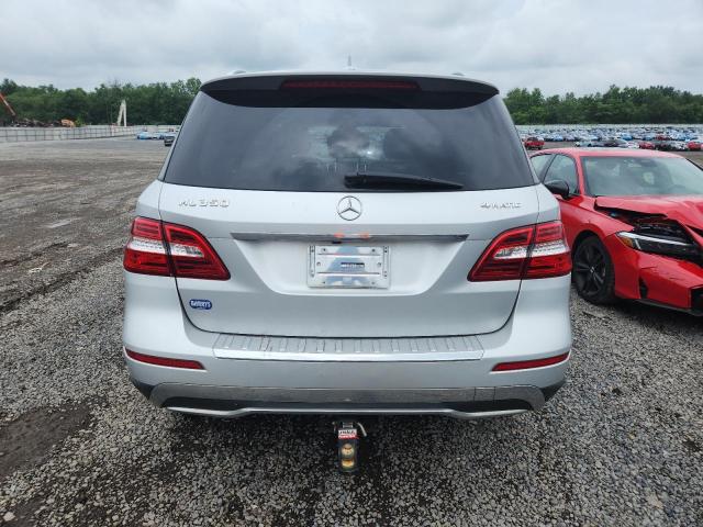 4JGDA5HB8FA460815 - 2015 MERCEDES-BENZ ML 350 4MATIC SILVER photo 6
