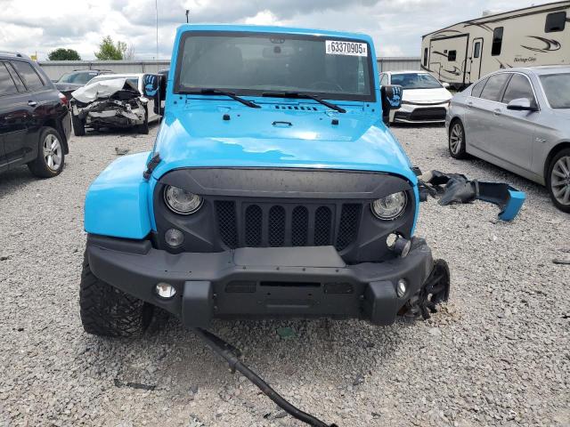 1C4HJWEG5HL565721 - 2017 JEEP WRANGLER U SAHARA 蓝色 照片 5