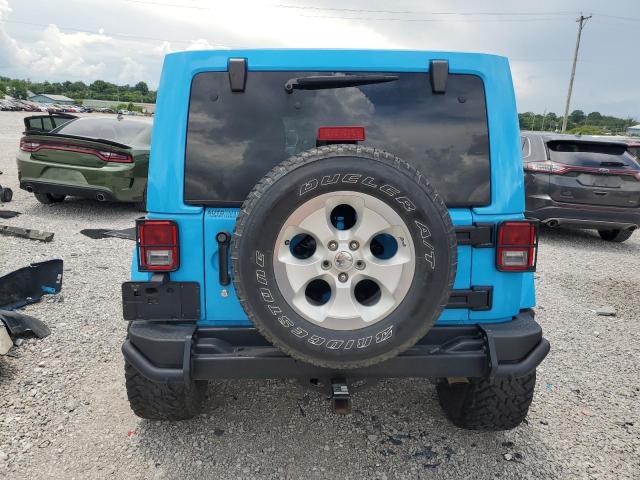 1C4HJWEG5HL565721 - 2017 JEEP WRANGLER U SAHARA 蓝色 照片 6