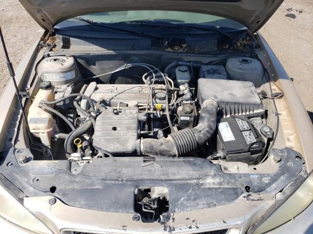 1G2NF12F12C180297 - 2002 PONTIAC GRAND AM SE1 TAN photo 11