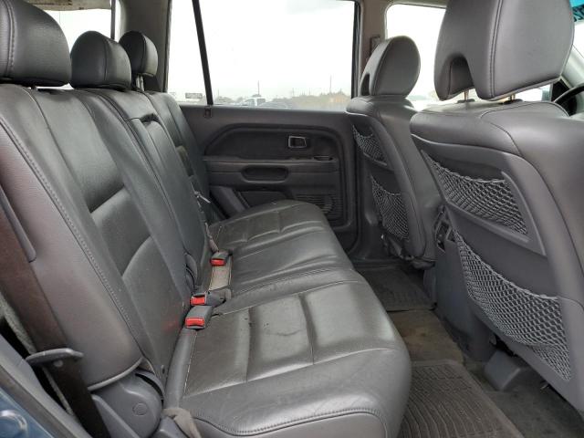 5FNYF18517B027369 - 2007 HONDA PILOT EXL BLUE photo 11