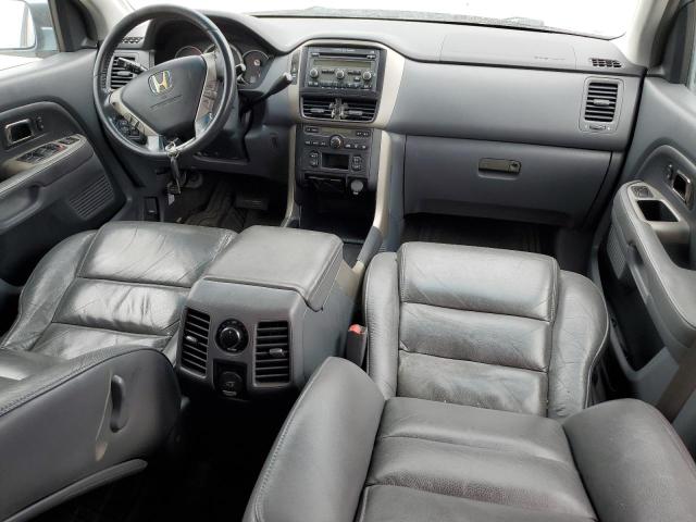 5FNYF18517B027369 - 2007 HONDA PILOT EXL BLUE photo 8