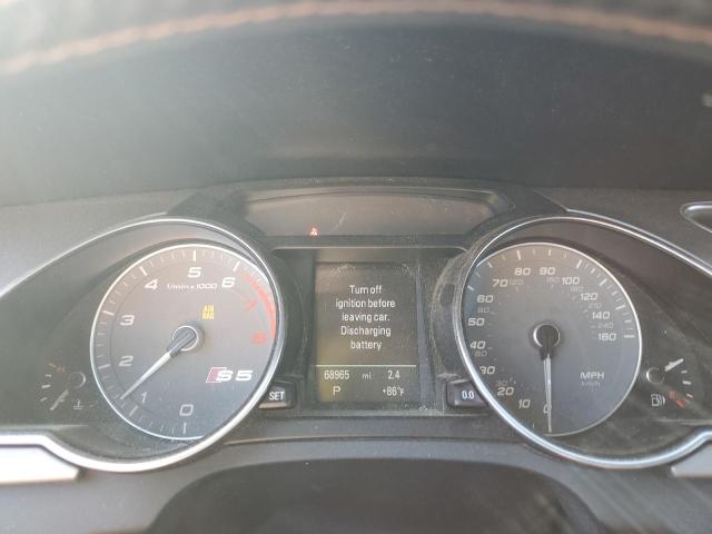 WAUVGAFH4DN012551 - 2013 AUDI S5 PRESTIGE Ağ foto 9