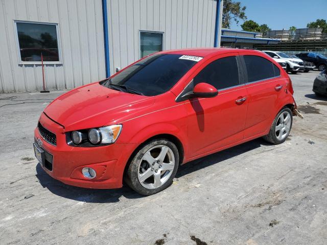 1G1JE5SB6F4184341 - 2015 CHEVROLET SONIC LTZ RED photo 1