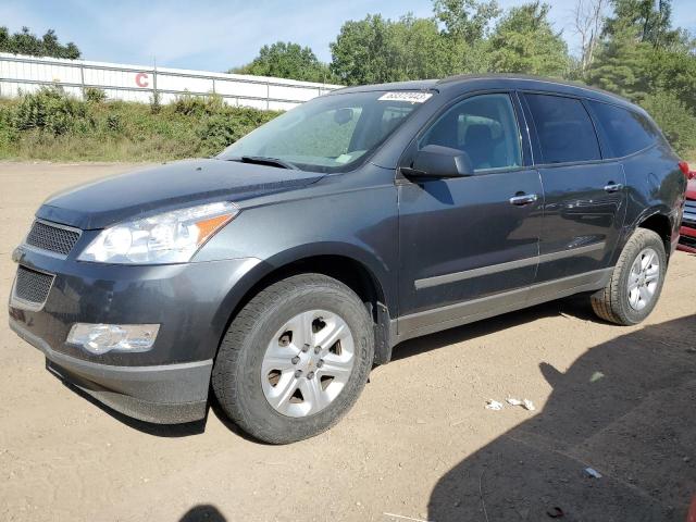 1GNKRFEDXBJ224944 - 2011 CHEVROLET TRAVERSE LS CHARCOAL photo 1