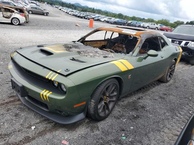 2C3CDZFJ6MH502653 - 2021 DODGE CHALLENGER R/T SCAT PACK GREEN photo 1