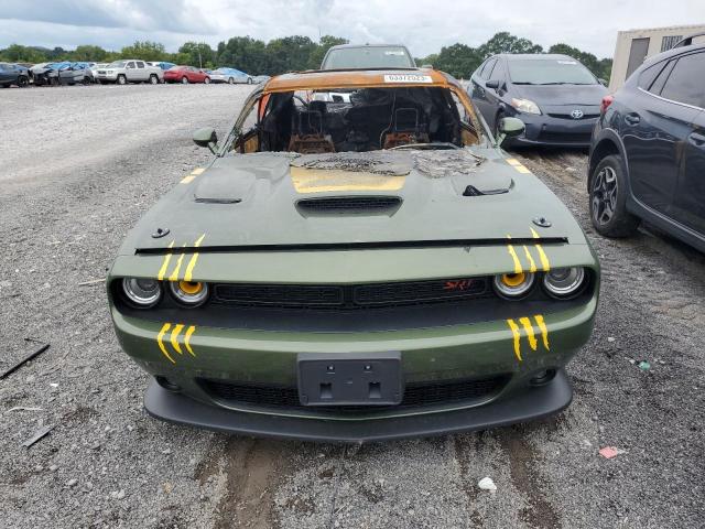 2C3CDZFJ6MH502653 - 2021 DODGE CHALLENGER R/T SCAT PACK GREEN photo 5