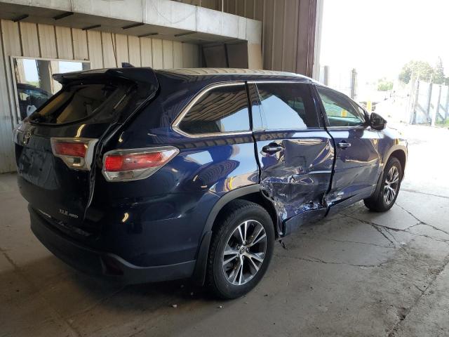 5TDJKRFH9GS243331 - 2016 TOYOTA HIGHLANDER XLE Blau Foto 3