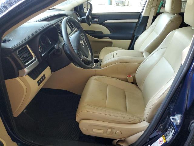 5TDJKRFH9GS243331 - 2016 TOYOTA HIGHLANDER XLE Blau Foto 7