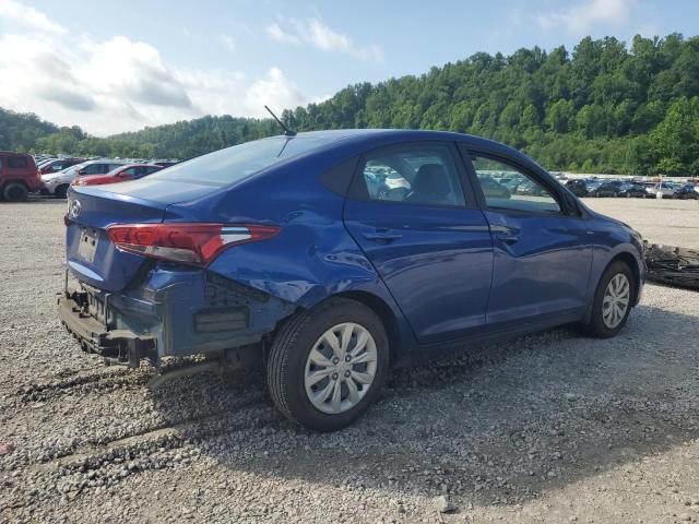 3KPC24A61LE125764 - 2020 HYUNDAI ACCENT SE BLUE photo 3