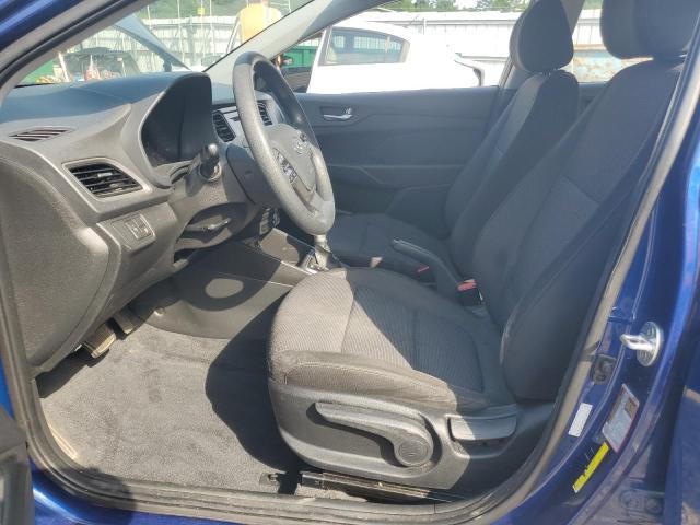 3KPC24A61LE125764 - 2020 HYUNDAI ACCENT SE BLUE photo 7