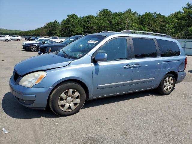 KNDMC233676037376 - 2007 HYUNDAI ENTOURAGE GLS BLUE photo 1