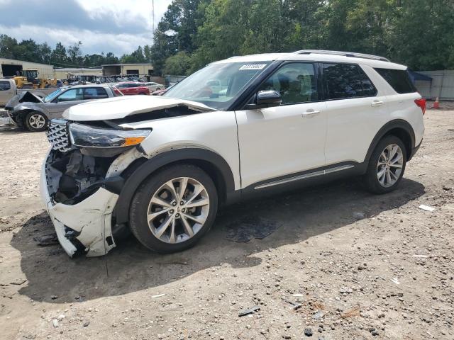 1FM5K8HC8NGB14867 - 2022 FORD EXPLORER PLATINUM WHITE photo 1