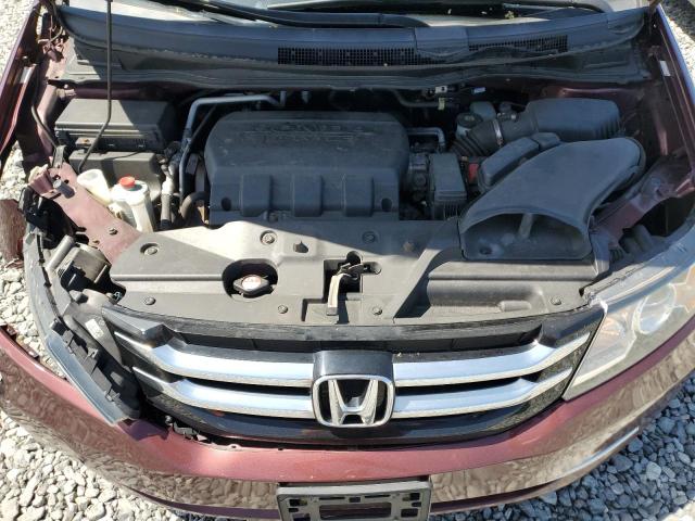 5FNRL5H4XGB165116 - 2016 HONDA ODYSSEY EX RED photo 12