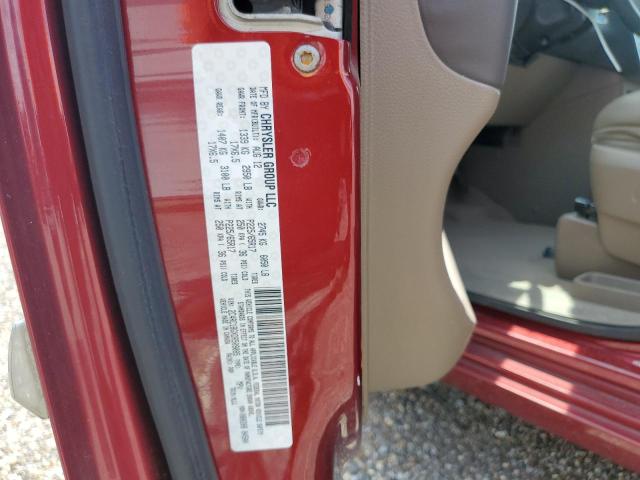 2C4RC1BGXDR509085 - 2013 CHRYSLER TOWN & COU TOURING Bordo foto 13