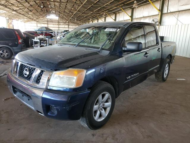 1N6AA07D58N300865 - 2008 NISSAN TITAN XE BLUE photo 2