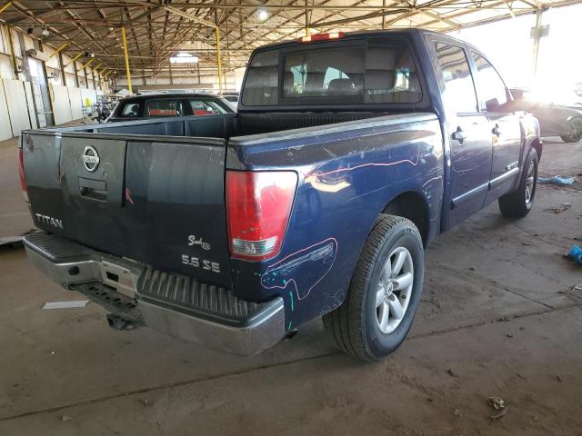 1N6AA07D58N300865 - 2008 NISSAN TITAN XE BLUE photo 4