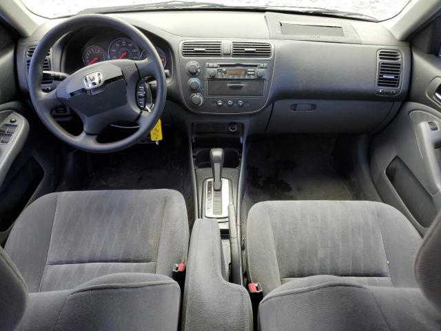 2HGES16514H637233 - 2004 HONDA CIVIC LX GRAY photo 8