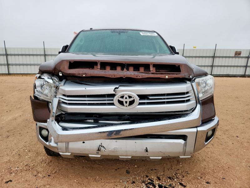 5TFAY5F11EX324843 - 2014 TOYOTA TUNDRA CREWMAX PLATINUM ყავისფერი ფოტო 5