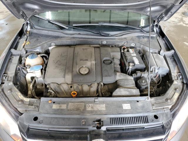 1VWBH7A33CC101620 - 2012 VOLKSWAGEN PASSAT SE GRAY photo 11