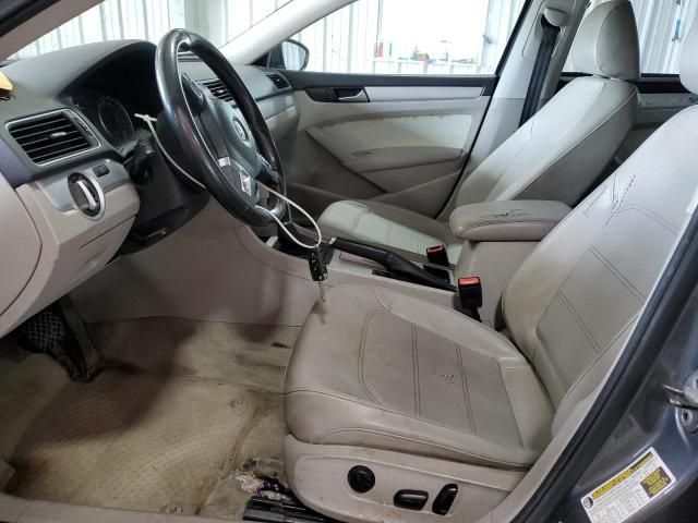 1VWBH7A33CC101620 - 2012 VOLKSWAGEN PASSAT SE GRAY photo 7