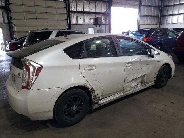 JTDKN3DU8F0416816 - 2015 TOYOTA PRIUS WHITE photo 3