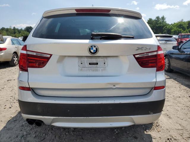 5UXWX5C59BL701596 - 2011 BMW X3 XDRIVE28I SILVER photo 6