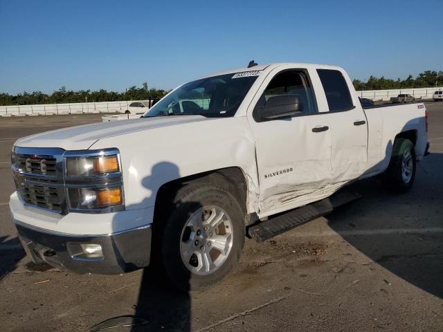 1GCVKREC0EZ117331 - 2014 CHEVROLET SILVER1500 K1500 LT WHITE photo 1