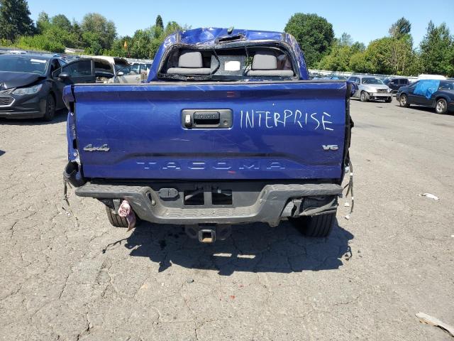 3TMCZ5AN1NM454871 - 2022 TOYOTA TACOMA DOUBLE CAB BLUE photo 6